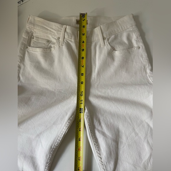 Mother Denim Off White Jeans High Waisted Looker 25 Whipping the Cream - Picture 14 of 15